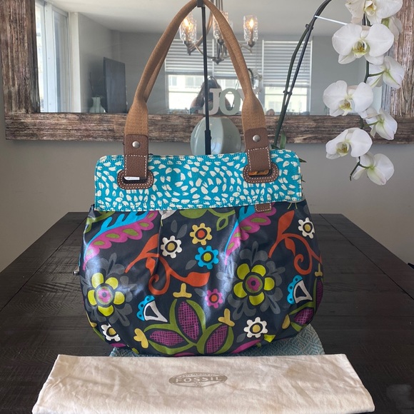Fossil Handbags - Fossil Tote (Multi Color) w/Dust bag